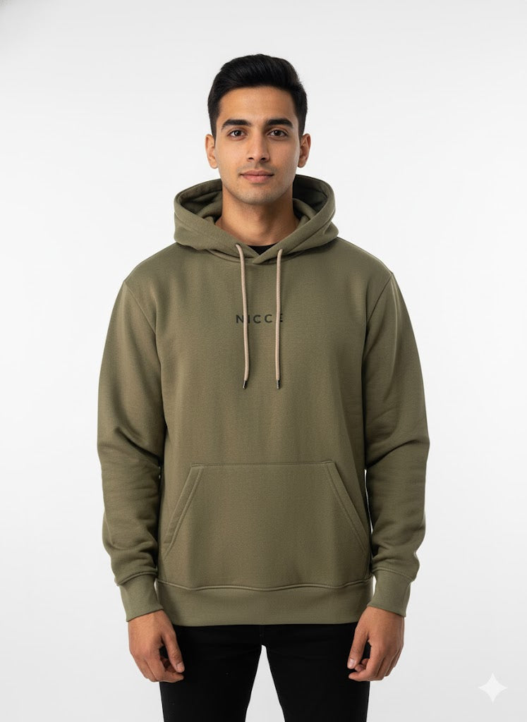 Nicce Khaki Hoodie