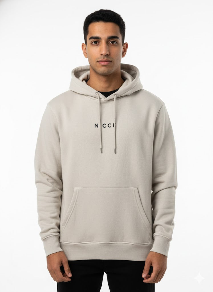 Nicce Chalk Grey Hoodie